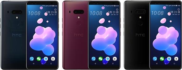 无刘海好评！HTC U12+官方渲染图/规格表大曝光：下周发