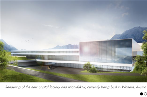 施华洛世奇对外开放位于阿尔卑斯山脉的水晶生产工厂 Manufaktur
