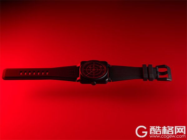 硬汉来了 柏莱士全新发布红雷达计时腕表BR 03 RED RADAR CERAMIC