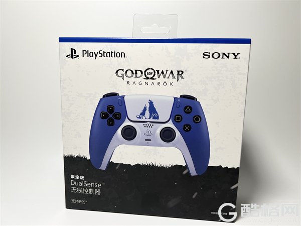 PS5 DualSense游戏手柄 战神限定版开箱！