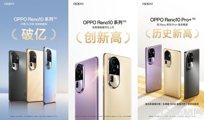 10分钟销售额破亿，人像轻旗舰OPPO Reno10系列火爆开售