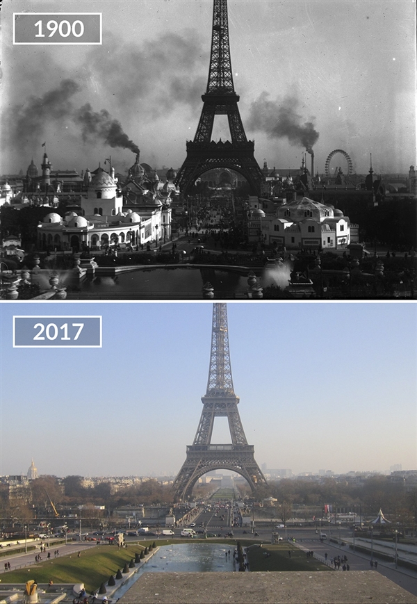 沧海桑田：100年的巴黎VS当代巴黎
