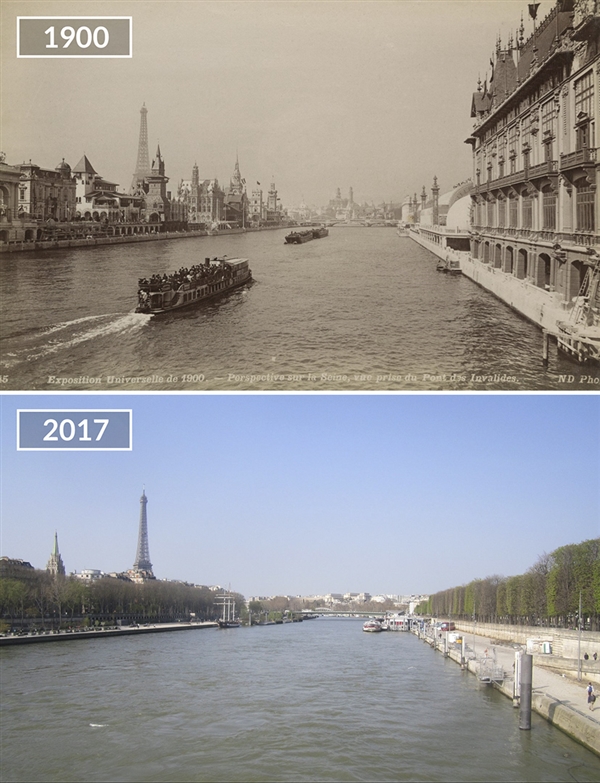 沧海桑田：100年的巴黎VS当代巴黎