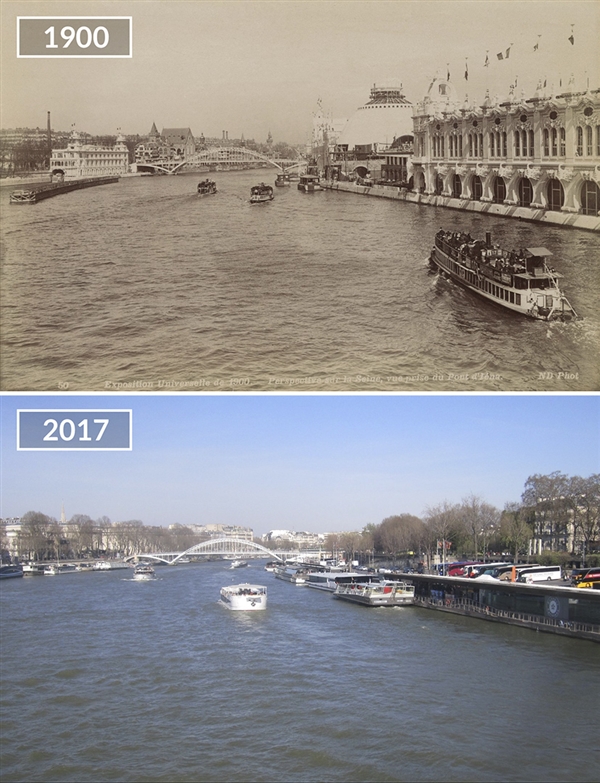 沧海桑田：100年的巴黎VS当代巴黎