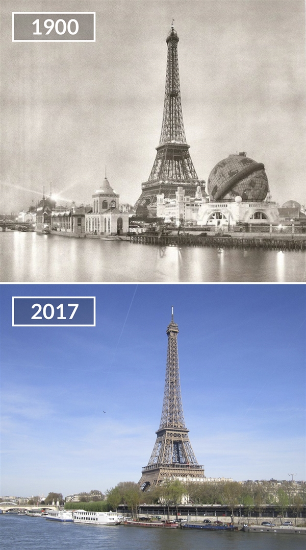 沧海桑田：100年的巴黎VS当代巴黎