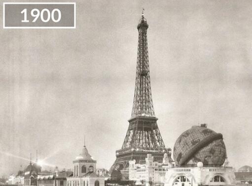 沧海桑田：100年的巴黎VS当代巴黎