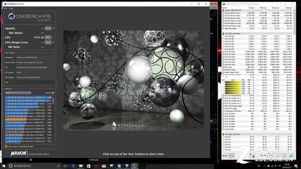 真能上4.8GHz?i9 8950HK旗舰CPU超频体验