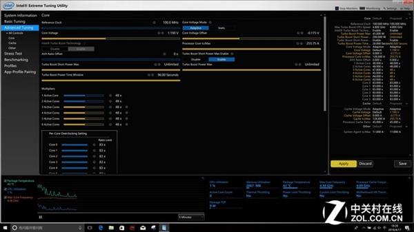 真能上4.8GHz?i9 8950HK旗舰CPU超频体验