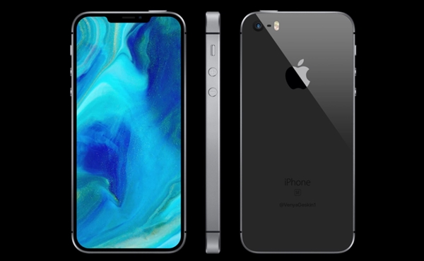 iPhone SE最美外形渲染图：用上惊艳刘海屏