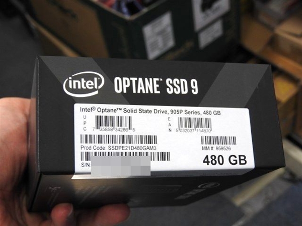 Intel傲腾SSD 905P 480GB U.2版开卖：写入寿命8760TB