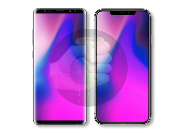 苹果三款iPhone X外形渲染图：延续现款刘海屏外形