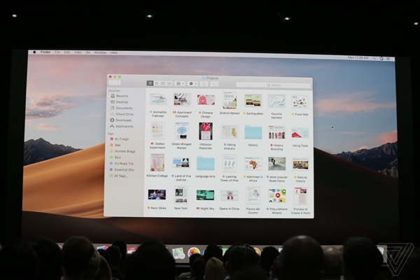 苹果正式发布新版macOS Mojave：精美夜晚模式