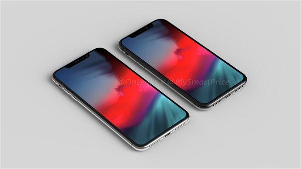 6.1/6.5寸新iPhone齐曝光：采用刘海屏