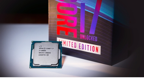 全球限量5万颗！Intel i7-8086K纪念版CPU开卖：425美元