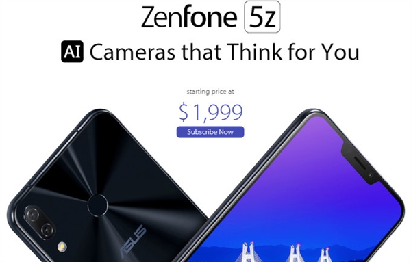 华硕ZenFone 5Z上架美国官网：要卖13000元？