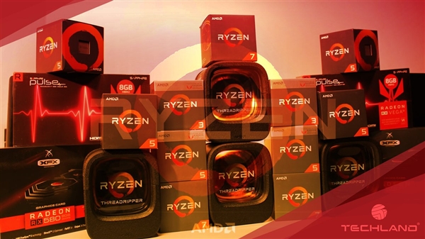 AMD壕送1000份开发者大礼包：14颗锐龙＋4块显卡