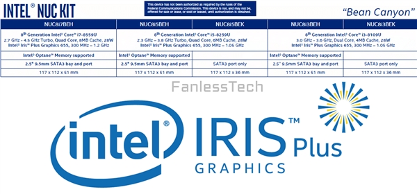 Intel新一代NUC Bean Canyon曝光：搭载Inris核显8代酷睿