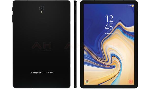 三星Galaxy Tab S4外观曝光：正面无实体键、高屏占比
