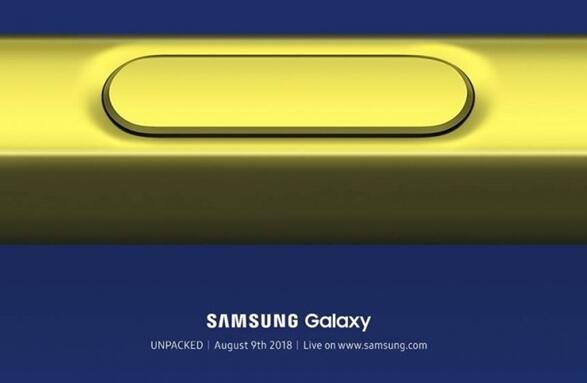 三星Galaxy Note 9曝光：S Pen支持蓝牙连接