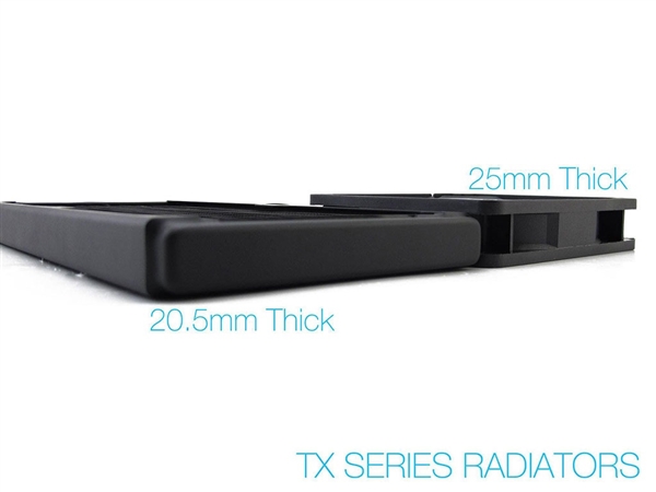 XSPC推出TX系列超薄纯铜水冷排：厚度仅为20.5mm