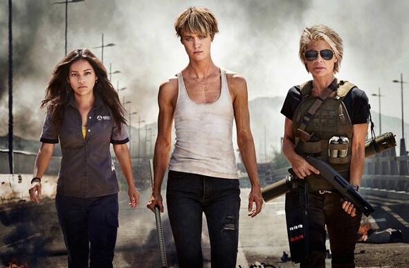 《终结者6》首张电影剧照 三位女主齐现身