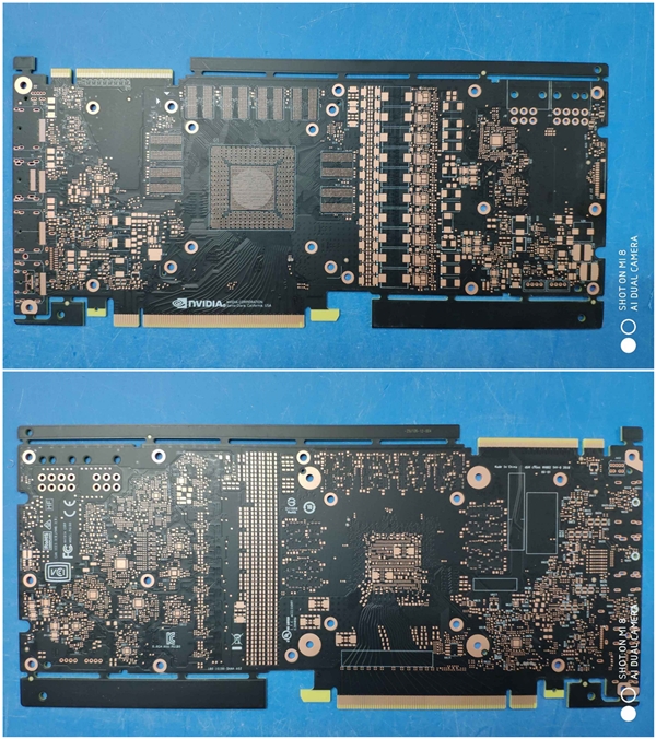 NVIDIA新显卡PCB谍照曝光：8+6Pin供电、SLI金手指变样