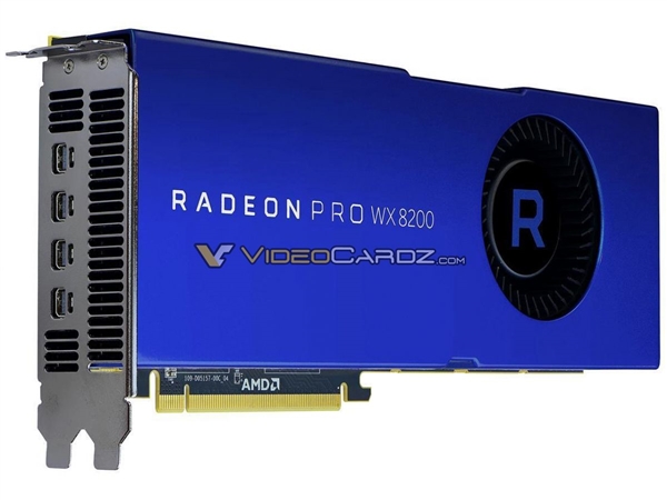 AMD Radeon Pro WX 8200专业显卡首次亮相：Vega 56变种