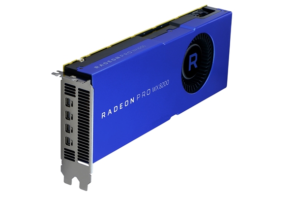 AMD发布Radeon Pro WX 8200专业显卡：多线程性能超对手13倍