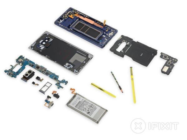 三星Note9详细拆解：碳纤液冷系统揭秘