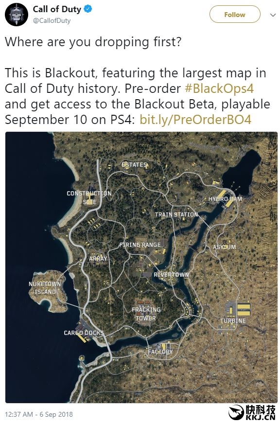 CoD版吃鸡地图