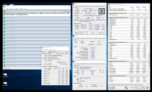 九代酷睿终于上钎焊：全核超频5GHz 温度仍逼近100℃