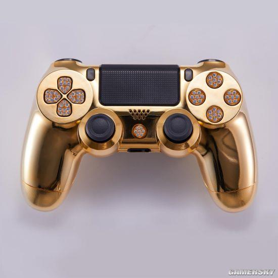 奢侈品商推出镀金镶钻PS4手柄 豪华版售价近10万