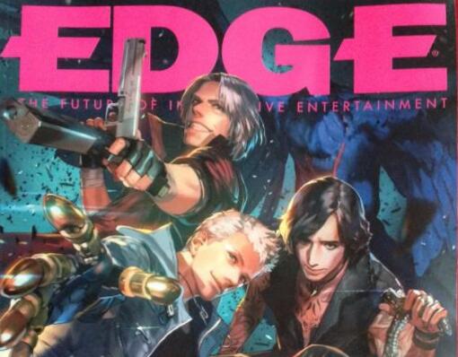 《EDGE》杂志新封面图曝光 《鬼泣5》三人组帅爆
