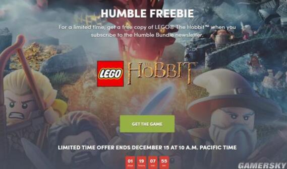 喜加一：免费领《乐高霍比特人》 国区售价68元