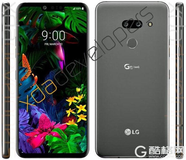 LG G8最新渲染图曝光：屏幕发声+3D人脸识别稳了