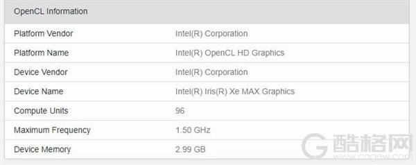 Intel锐炬Xe Max独显性能曝光：略好于NVIDIA MX330