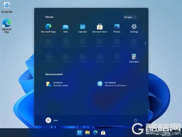 Windows 11正式宣布！开始菜单史上第一次居中