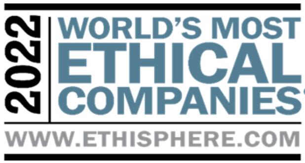 索尼第四年荣膺 “全球最具商业道德企业”